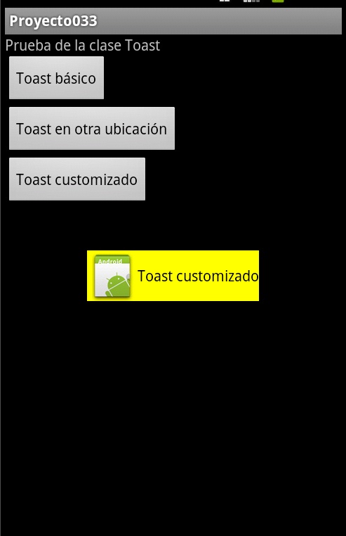 Clase Toast