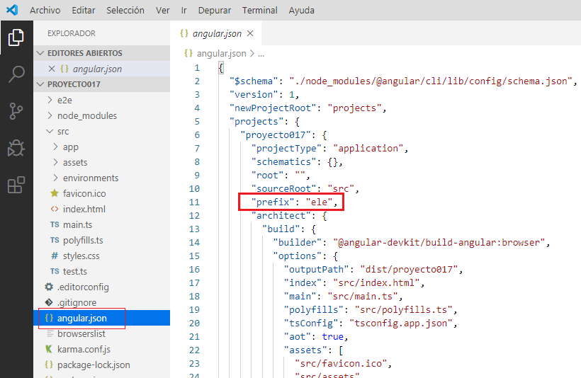 Angular.CLI ng new --prefix