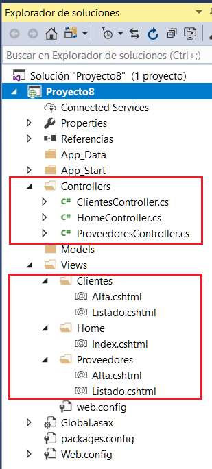 Varios controladores con ActionLink