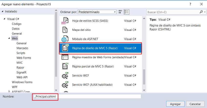 paginas de diseño asp.net mvc