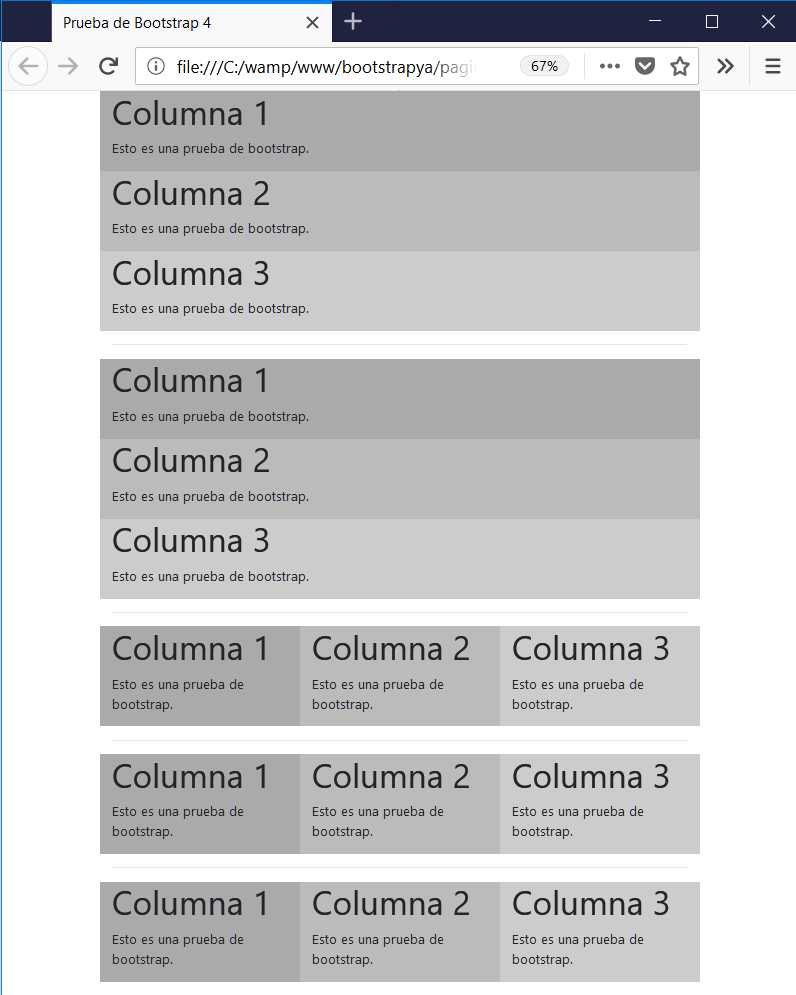 grid bootstrap 4