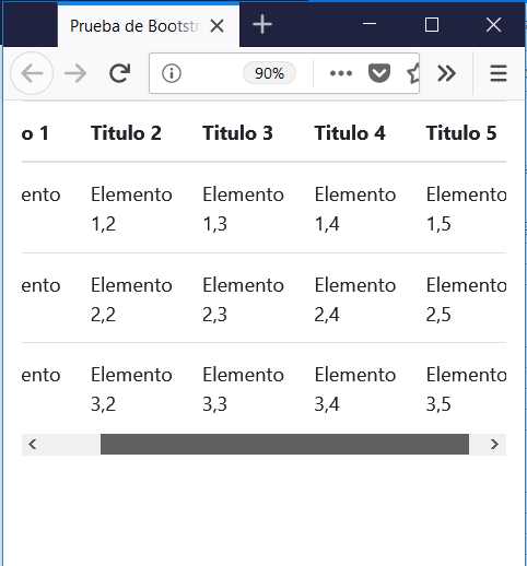 bootstrap 4 table-responsive