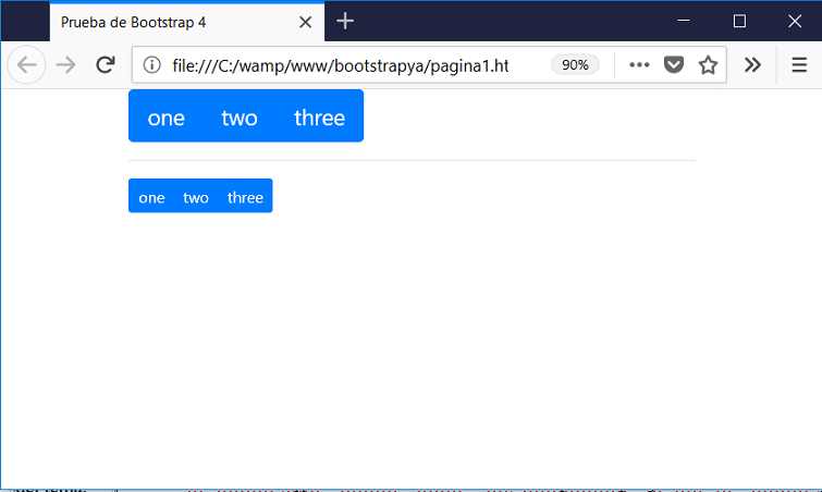 button btn-group btn-group-sm btn-group-lg bootstrap 4