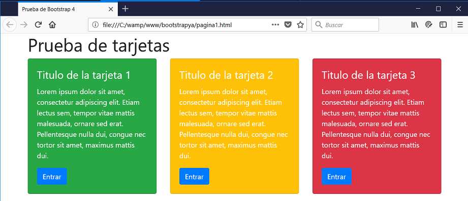 bootstrap 4 card colores contextuales