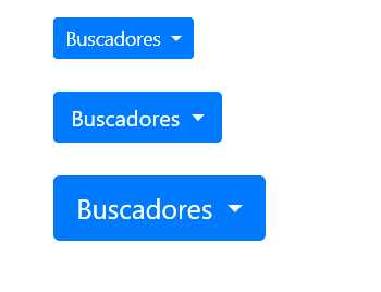 bootstrap 4 dropdown tamaños