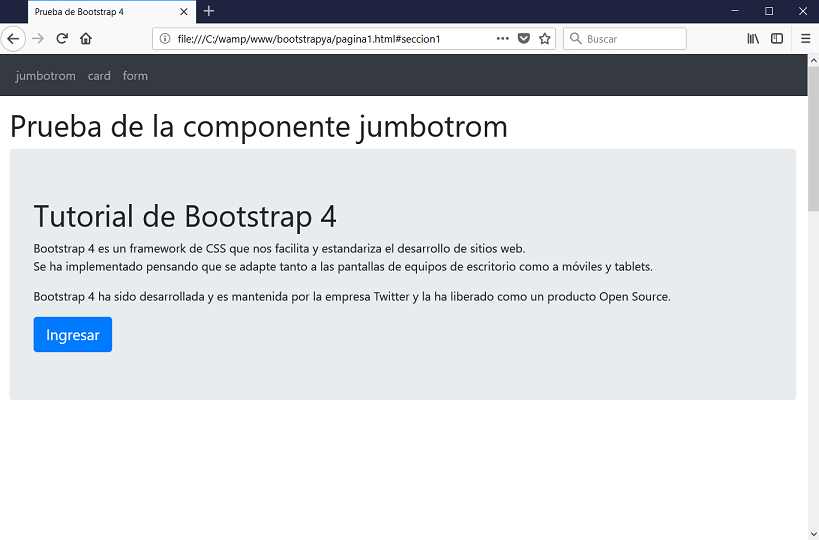 bootstrap 4 scrollspy