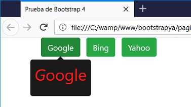 bootstrap 4 tooltips