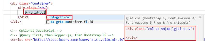 vs code extension bootstrap 4 componente card