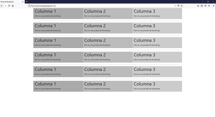 grid bootstrap 5
