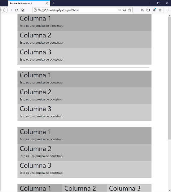 grid bootstrap 5