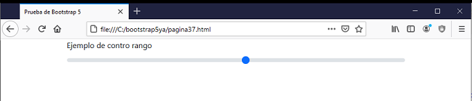 bootstrap 5 formulario control range