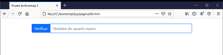 bootstrap 5 formulario input-group