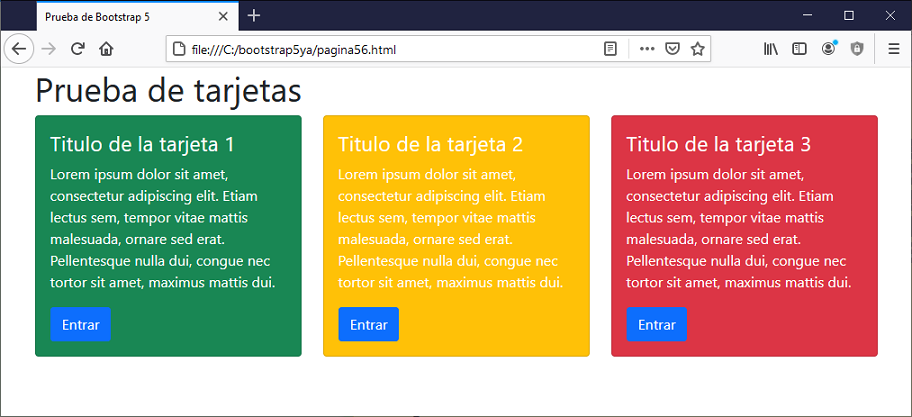 bootstrap 5 card colores contextuales