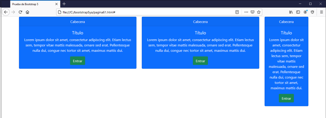 bootstrap 5 card