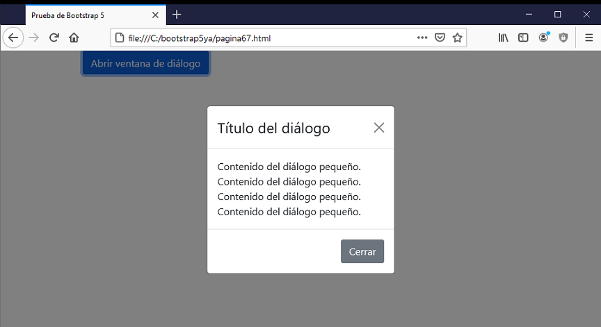 bootstrap 5 modal modal-sm modal-dialog-centered