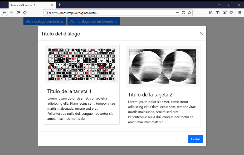 bootstrap 5 modal grillas