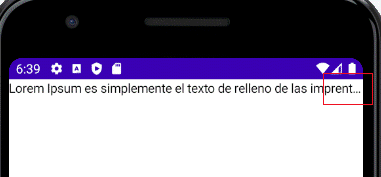 overflow=TextOverflow.Ellipsis Text Compose