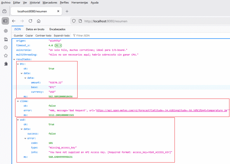 Problema resuelto: Servidor web asincrónico que consulta APIs externas ...