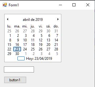 Cuadro de herramientas Windows Forms