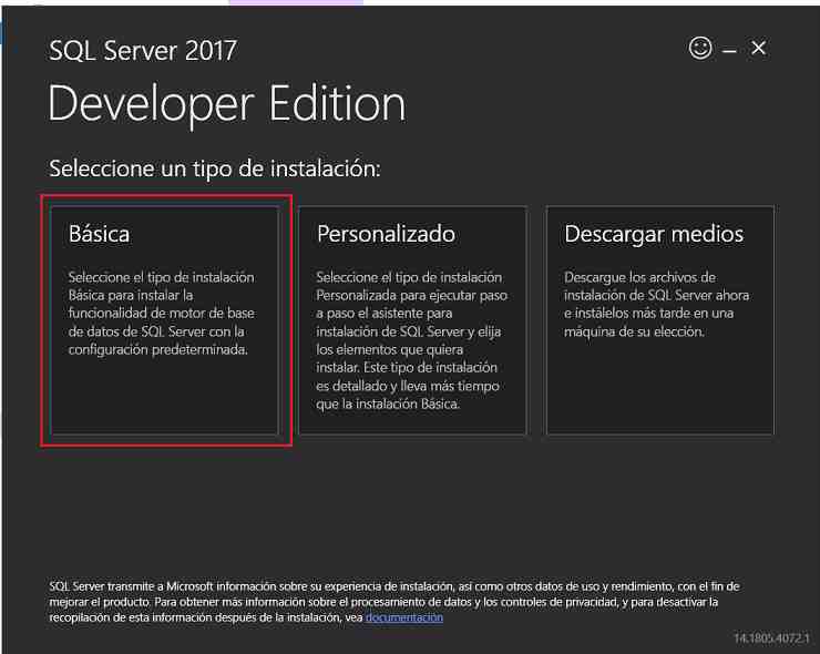 SQL Server Instalación