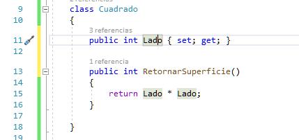 propiedades automáticas herramientas del visual studio