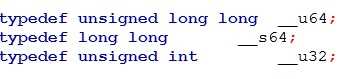 typedef en el código fuente linux