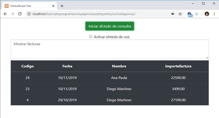reconocimineto de voz
