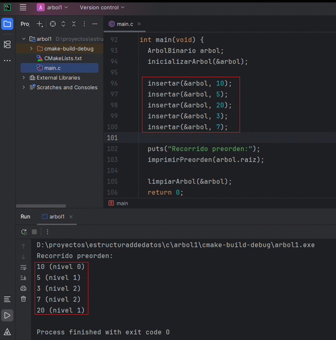 Ilustración conceptual de un árbol binario