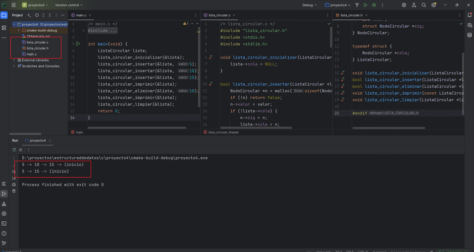 Diagrama de lista circular