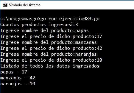 crear slices en go