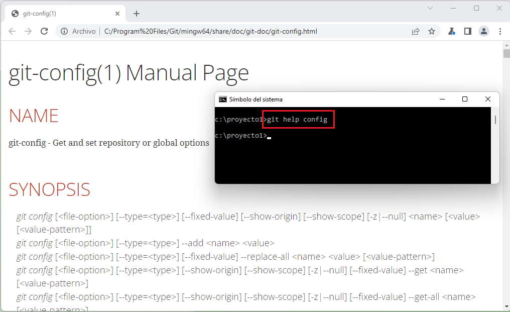 git help config
