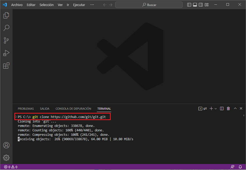git clone