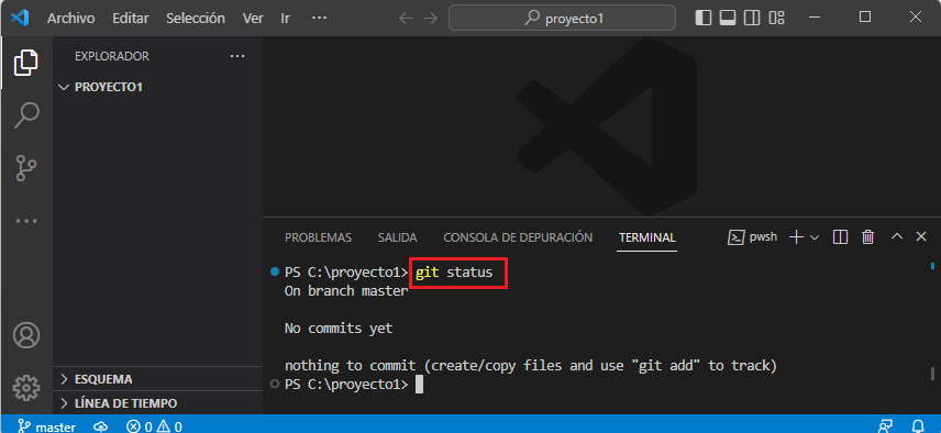 git status
