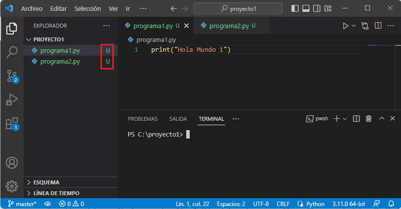 git status