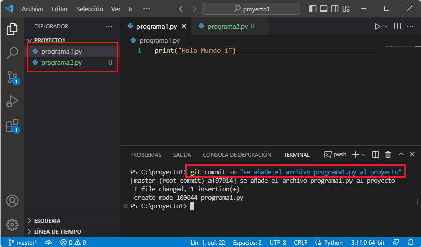 git commit