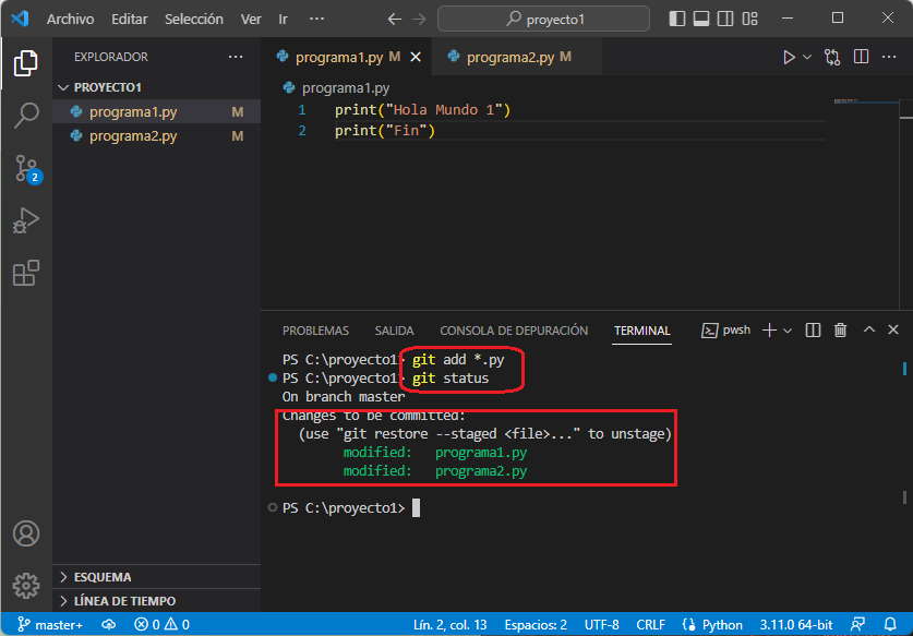 git add