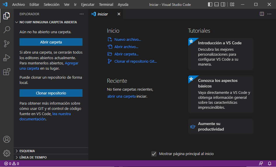 extensión idioma español vscode