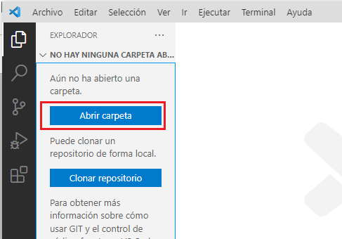 VSCode abrir carpeta