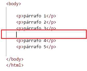 atajo de teclado insertar linea hacia abajo edición VSCode