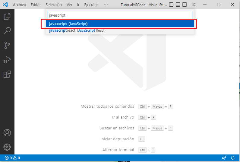 fragmento de código personalizados Intellisense VSCode