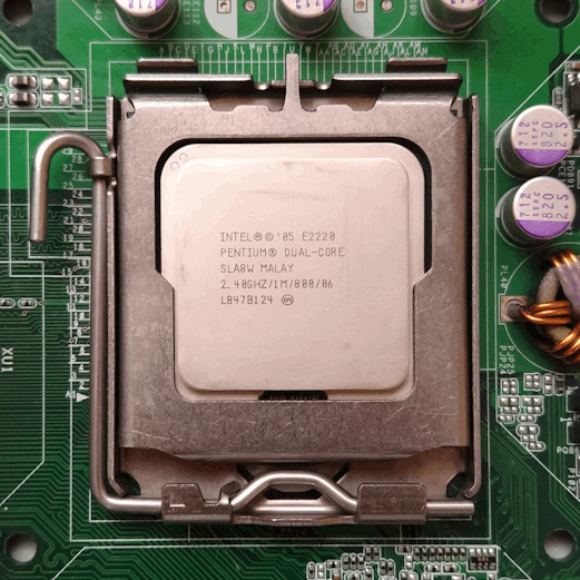 Intel Pentium en encapsulado Socket
