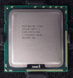 Intel Core i7 Nehalem en encapsulado LGA
