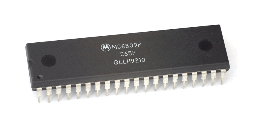 Motorola 6809 en encapsulado DIP