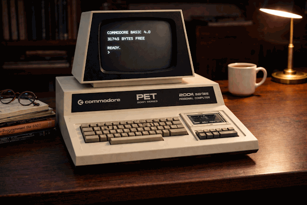 Commodore PET 2001 con monitor integrado