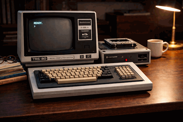 TRS-80 Model I con monitor