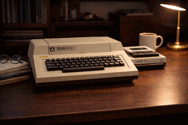 Atari 800 con teclado