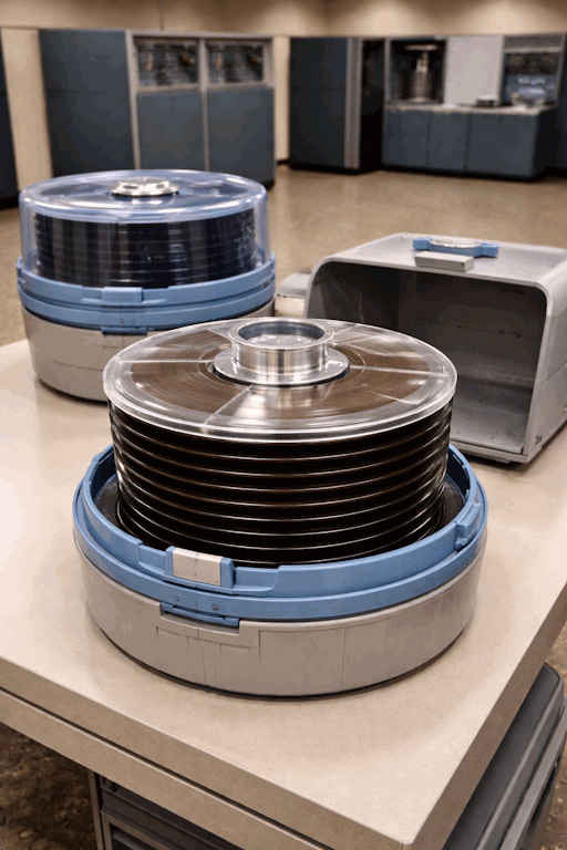 Pack de discos removibles para mainframe