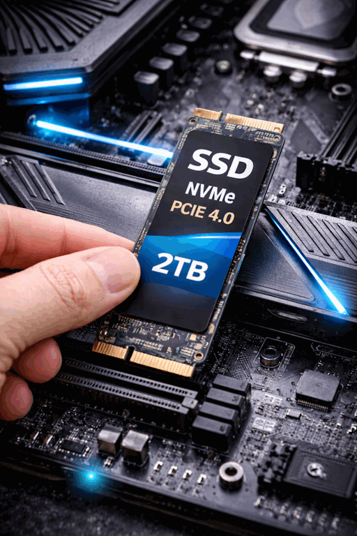 Unidad SSD NVMe PCIe 4.0