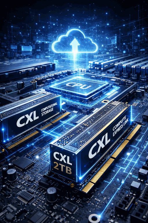 Módulo de almacenamiento computacional con CXL