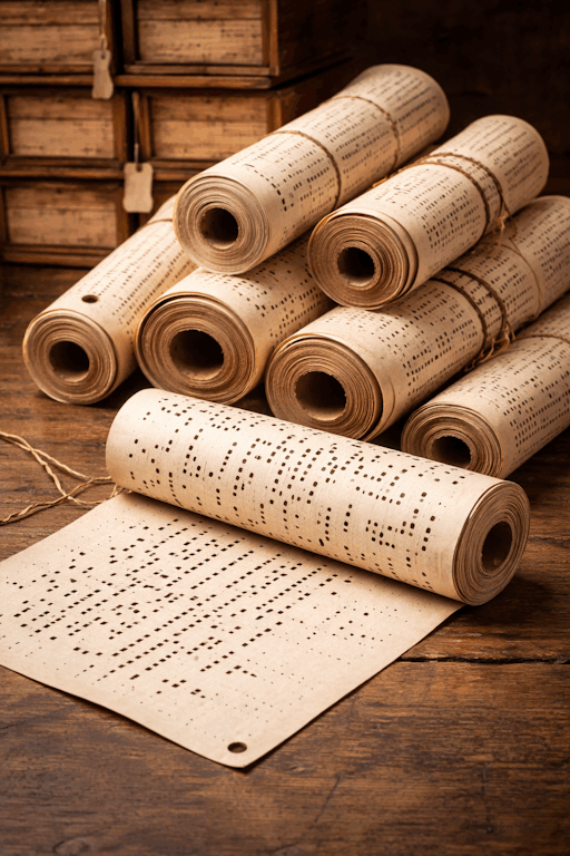 Rollo de papel perforado